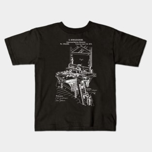 Circular Saw Machine 1878 Patent Kids T-Shirt